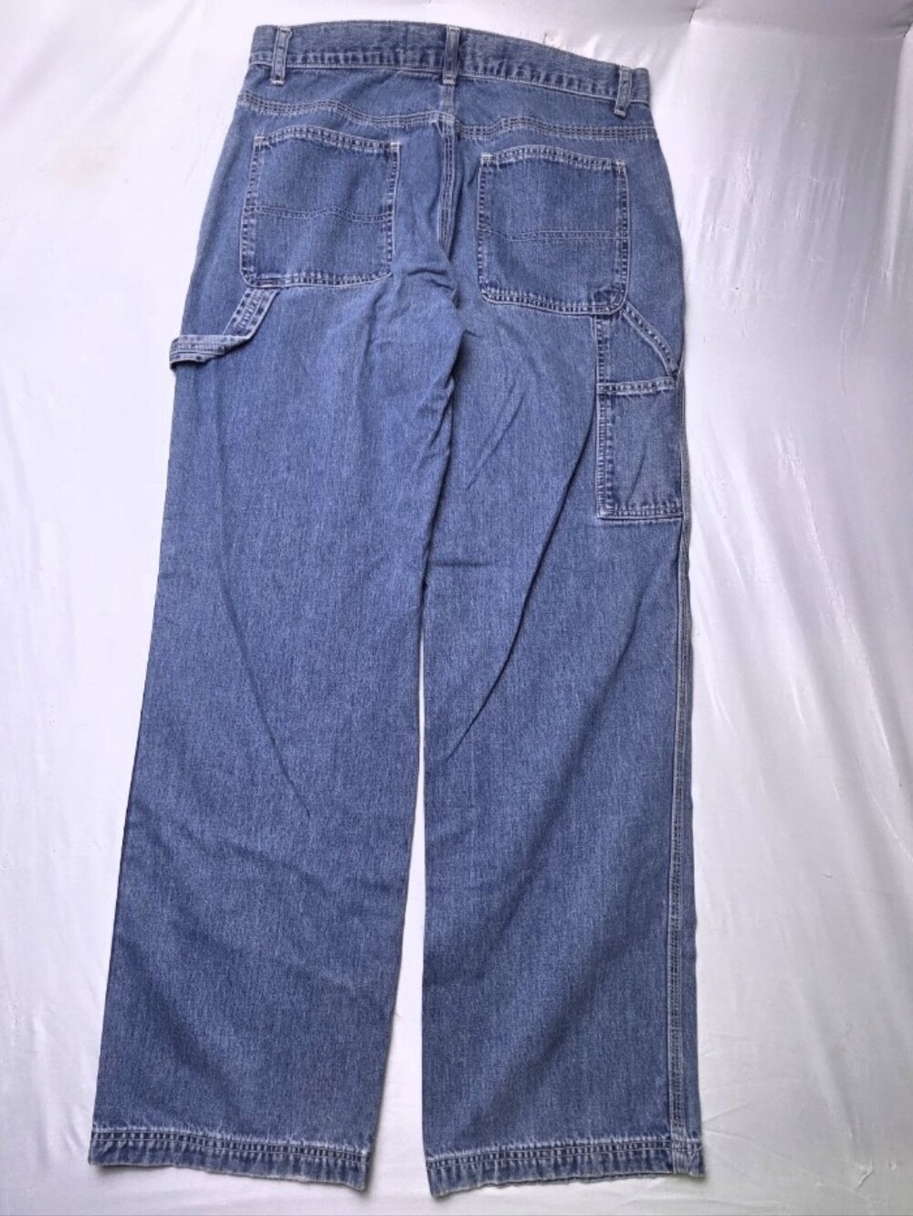 Vtg 90s Gap Denim Carpenter Jeans Wide Leg Indie Sleeze Streetwear Women 8
